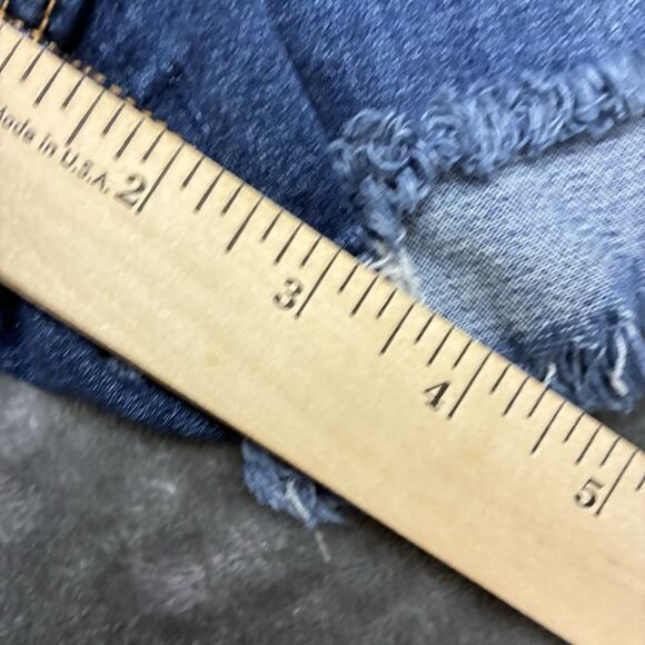 Levi's 501® Women's High-Rise Jean Shorts Sz.29 Blue Cut Off Button Fly - Picture 7 of 8